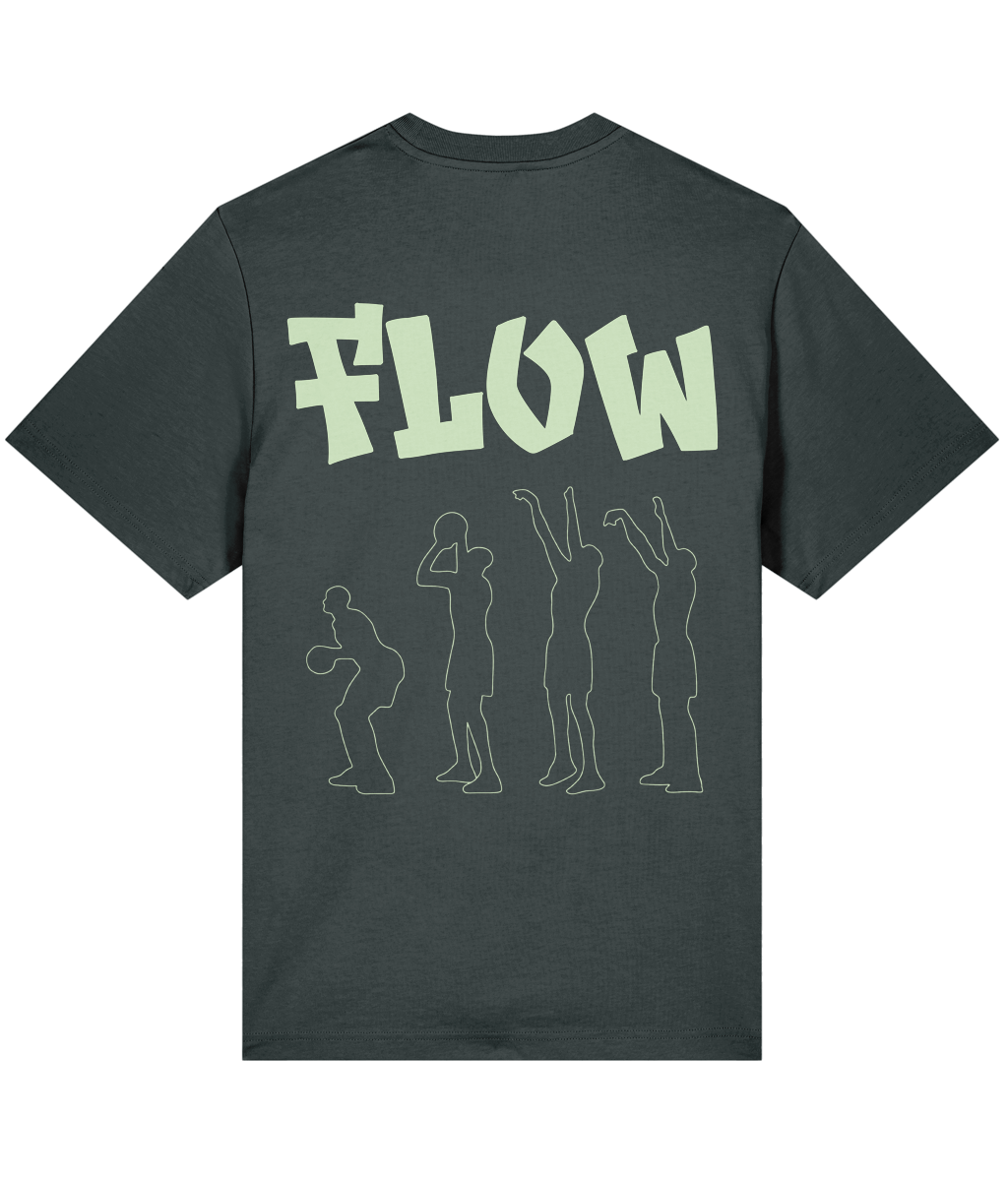 FLOW - relaxed fit tee - Black
